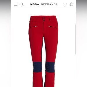 Moda Operandi Perfect Moment GT flare Ski Pants-Red